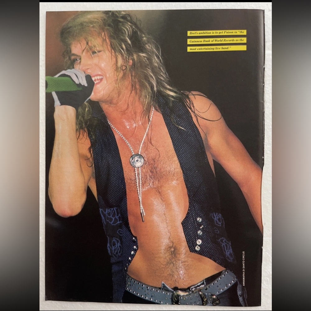 Poison’s Bret Michaels Pinup